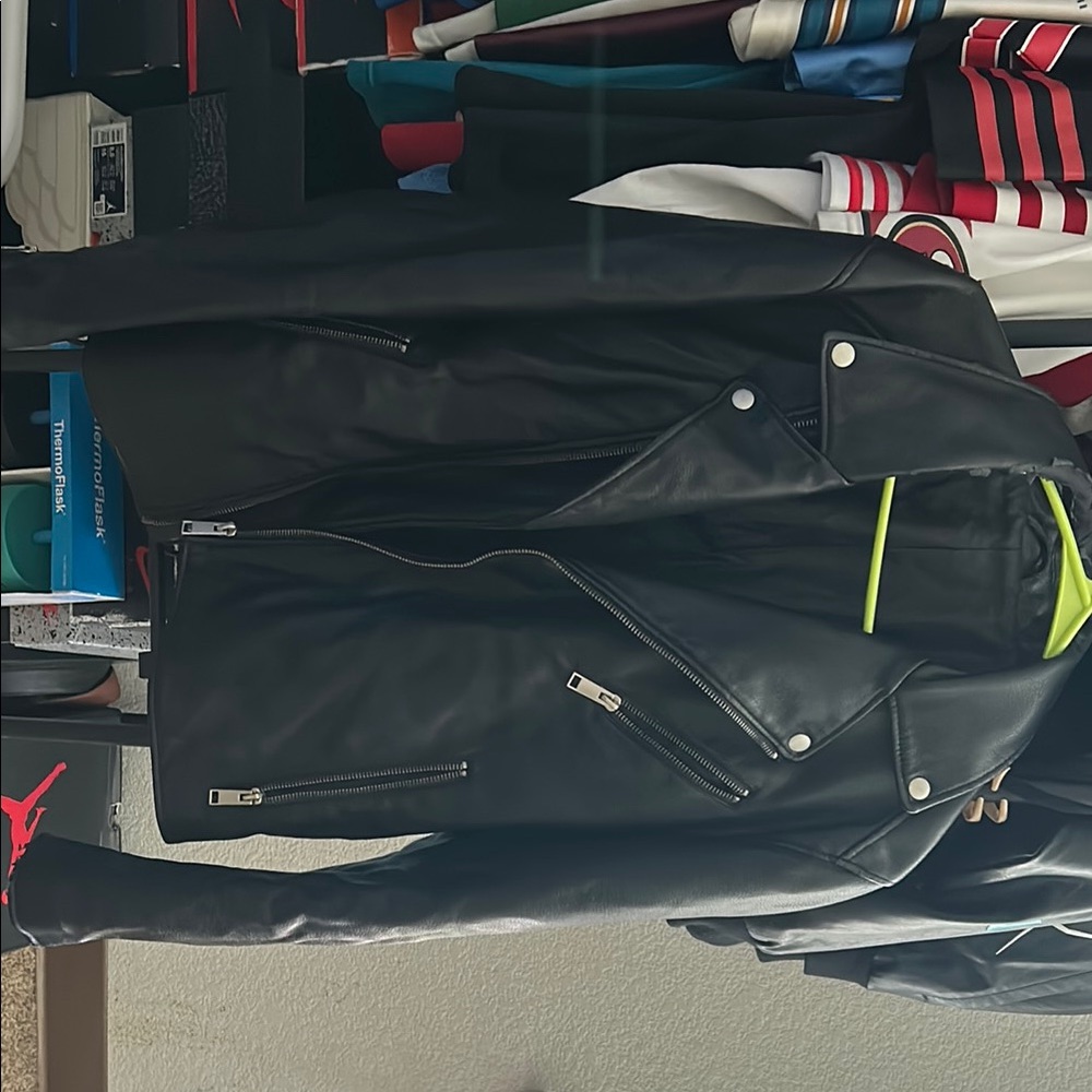 Leather jacket from H&M